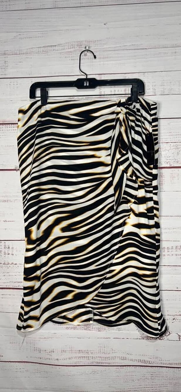 New Worthginton Tulip Hem Faux Wrap Skirt Women’s Size 16